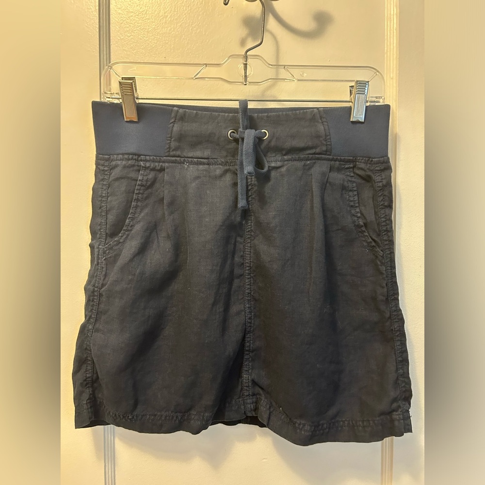 ATHLETA LINEN SELINE SKIRT, Navy, Size 2